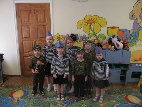 23 февраля в детском саду